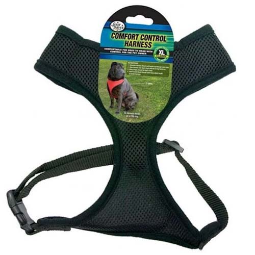 [045663591816] Four Paws Comfort Mesh Harness Black XL