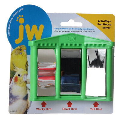 [618940310501] JWPet TOY BIRD FUNHOUSE MIRROR