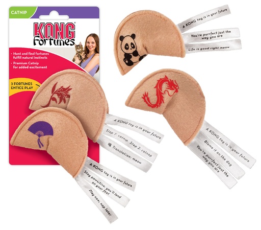 [035585351100] Kong Fortune Cookie Catnip Toy