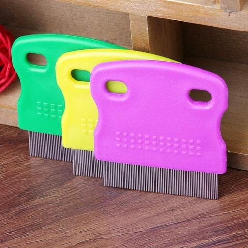 [0123456700286] Essential grooming Tools lice comb Short Needle 6.3x5.7mm