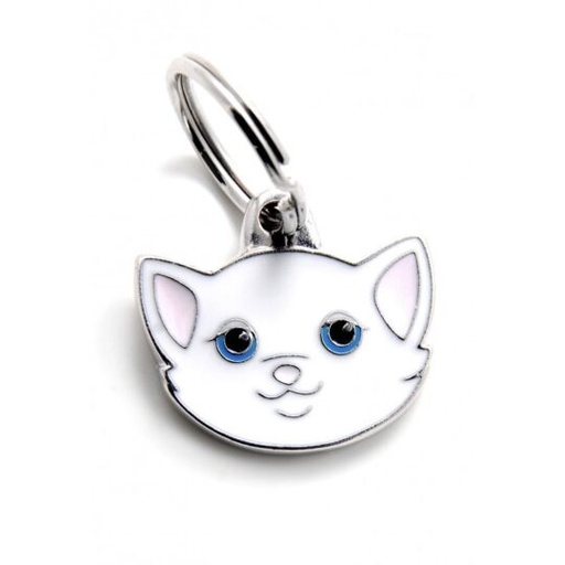 [8055960250585] My Family Friends ID Tag - White European Shorthair