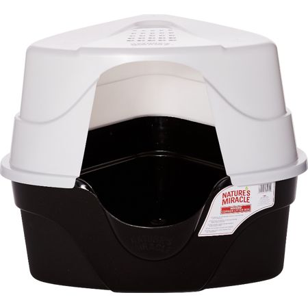 [018065059154] Nature's Miracle Litter Box Corner W/Hood