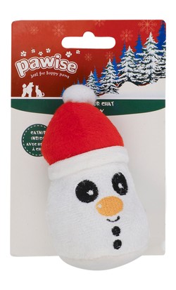[8886467503337] Pawise Christmas Shaggy Snowman