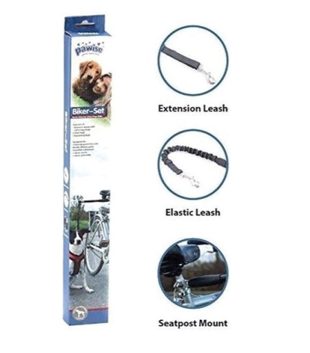 [8886467530616] Pawise Hands Free Doggy Bike Exerciser Leash