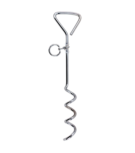 [8886467515019] Pawise Spiral stake 8mm x16 inch