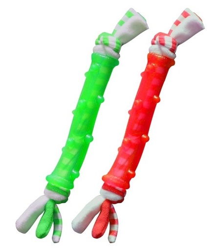[8886467504051] Pawise TPR Stick Toy w/rope