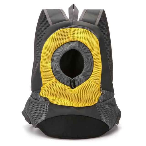 [123456700104] Pet Portable travel Back pack head out - Yellow