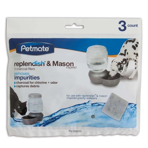 [029695249891] Petmate Replendish 3 Charcoal filters