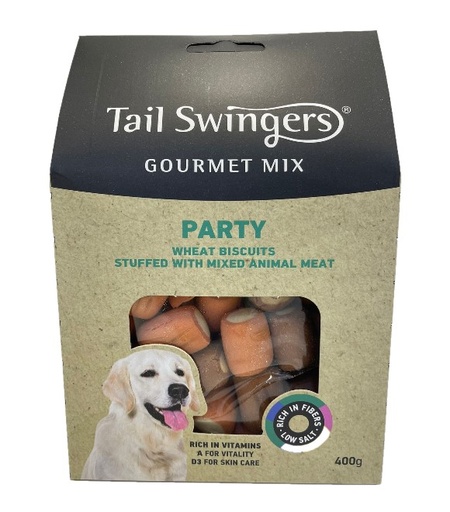 [5206819013247] Pet Interest Naturest Gourmet Mix Party Weat Biscuit Stuffed with Mixed animal Meat 400g