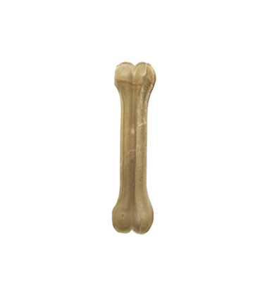 [5206819125391] Pet Interest OTG Rawhide Natural Pressed Bones 20CMX120-130g