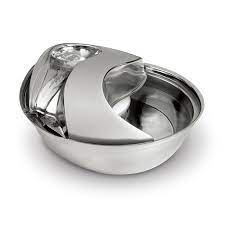 [898142002002] Pioneer Pet Drinking Fountain Premium Stainless Steel Rain Drop 2.84l