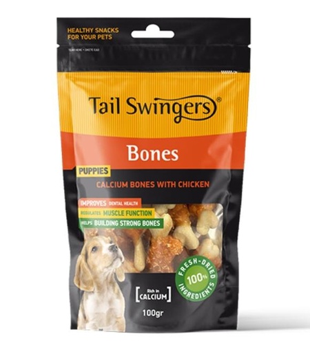 [5206819011151] Pet Interest Tail Swingers Bones Calcium Bones With Chicken 100g