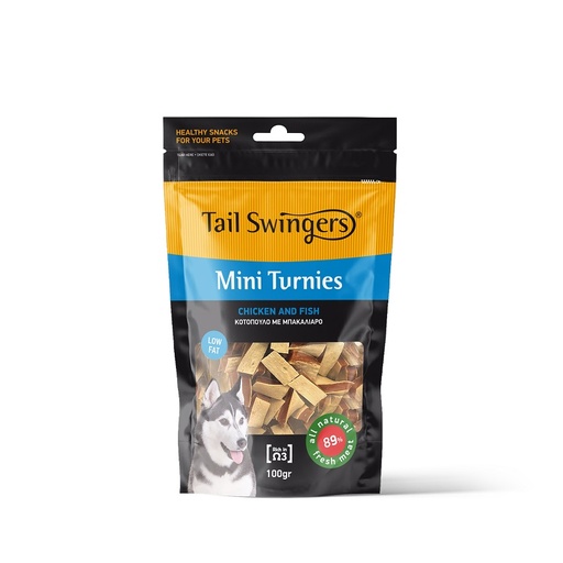 [5206819011120] Pet Interest Tail Swingers Mini Turnies Chicken And Fish 100g