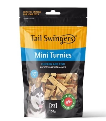 [5206819011120] Pet Interest Tail Swingers Mini Turnies Chicken And Fish 100g