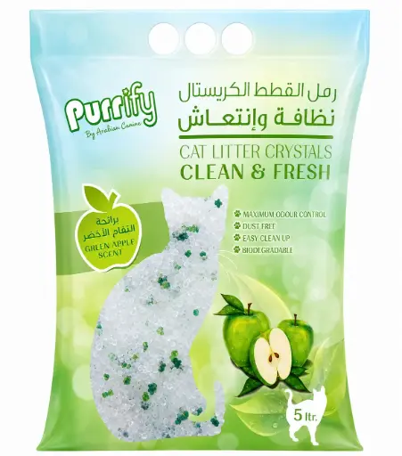 [635934607812] Purrify Cat Litter Crystals Clean -5L