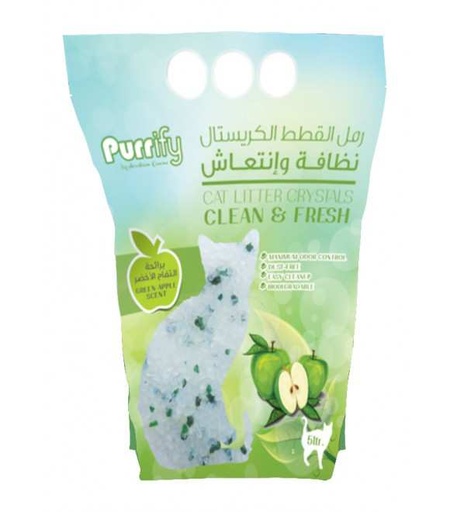 [635934607812] Purrify Cat Litter Crystals Clean -5L