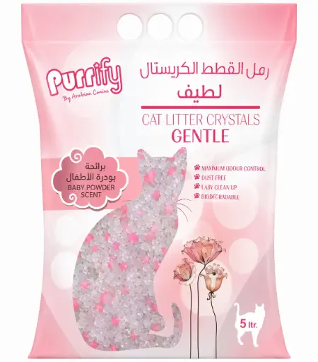 [635934607829] Purrify Cat Litter Crystals Gentle -5L