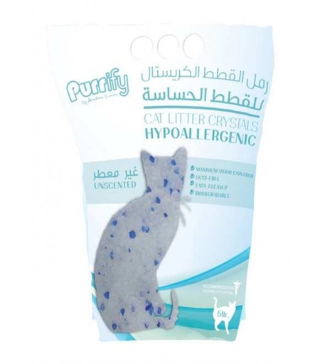 [6084001390500] Purrify Cat Litter Crystals Hypoallergenic-5L