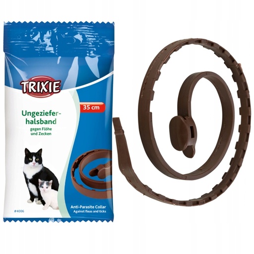 [4011905040066] Trixie Anti-Parasite Cats Collar Up To 35 Cm Brown