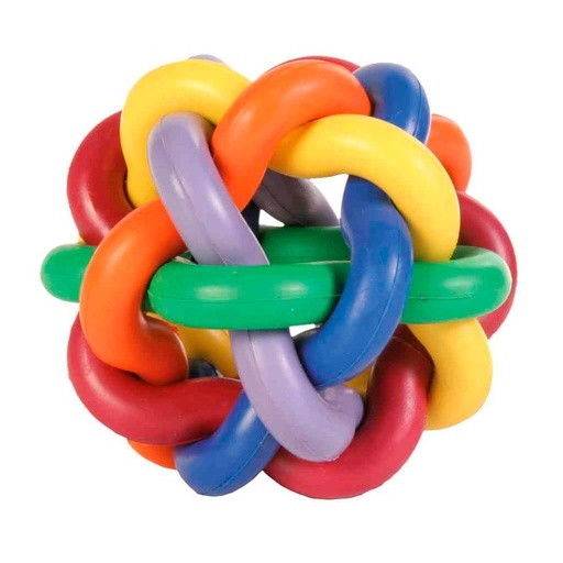 [4011905326221] Trixie Knotted Ball Natural Rubber 10 Cm