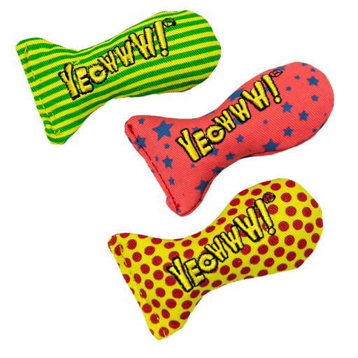 [812402000713] Yeowww! Stinkies Catnip Toy, Dots