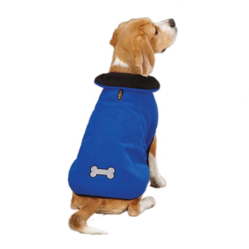 [721383199685] Zack &amp; Zoey Reflective Thermal Jacket, Medium, Blue