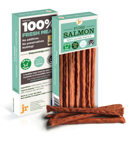 [0013964849561] JR Pure Salmon Sticks 50g