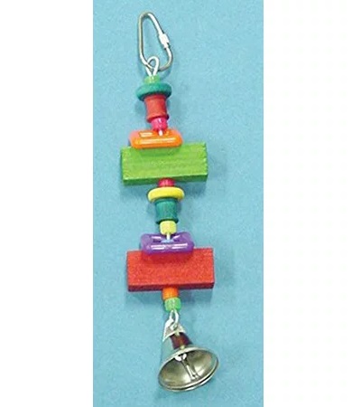 [034202221635] Bird Brainers TOY WD BLK/SPOOL/BELL 8IN