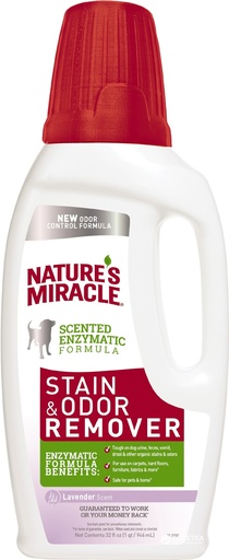 [018065981080] Nature's Miracle Scented Enzymatic Stain & Odor Remover For Dog 946Ml