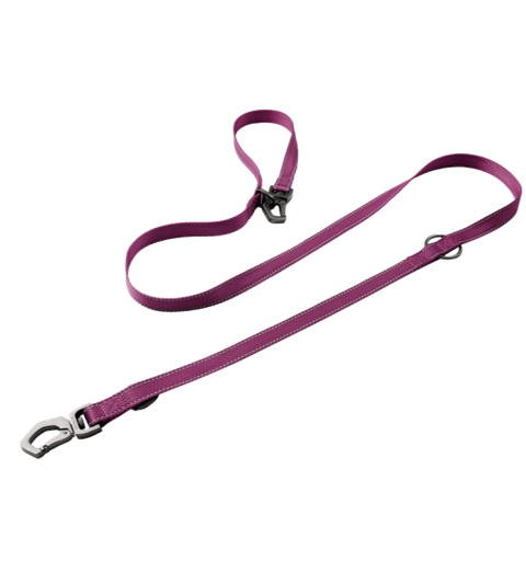 [843775113656] Dogness Challenger V-shaped Multi-funtional Leash -  Purple M/L