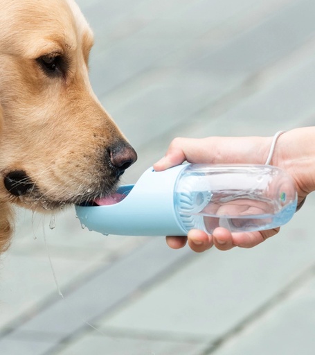 [843775108775] Dogness Travel Bottle Light Blue 300Ml