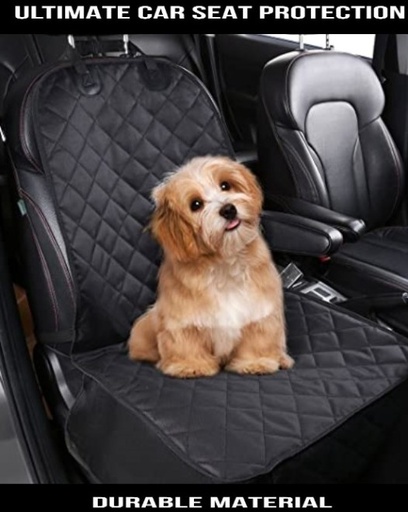 [6083174364158] Pets.Love.Earth Car Front Pet Seat Cover Black