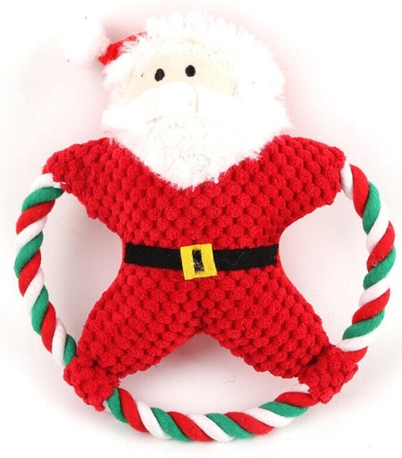 [6083174367579] Pets.Love.Earth Santa Wth Circle Rope Toy