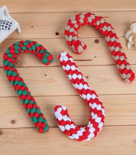 [6083174367623] Pets.Love.Earth Candy Cane Rope Toy