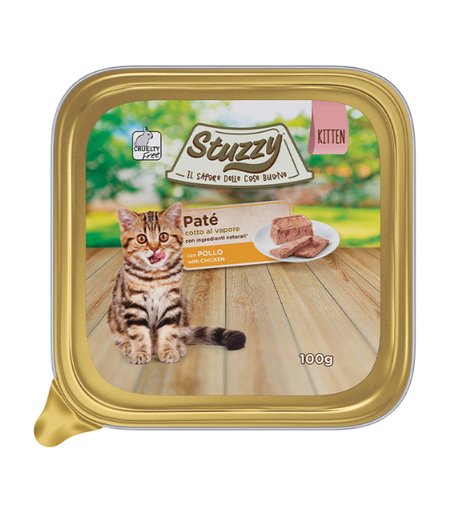 [8005852602015] Stuzzy Kitten Food – Pâté with Chicken, 100g