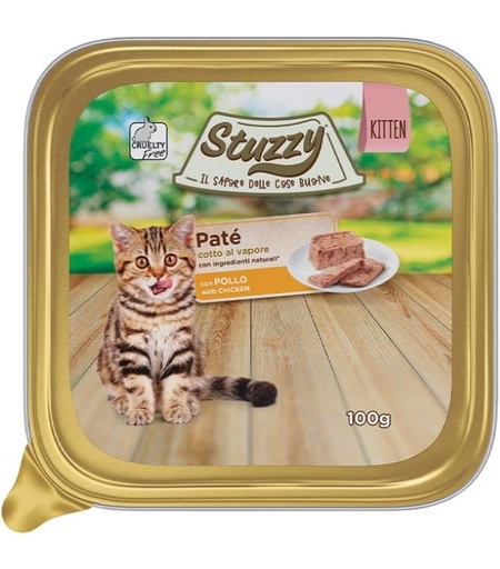 [8005852602015] Stuzzy Kitten Pate with Chicken 100g