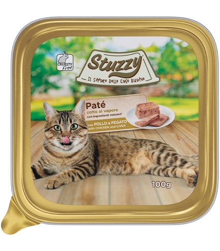 [8005852600219] Stuzzy Cat Pate Chicken with Liver 100g
