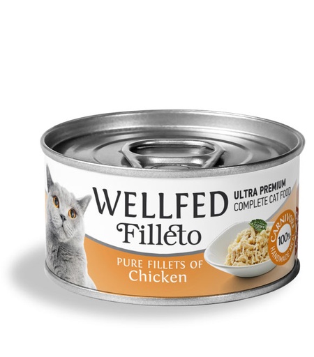 [5206819142114] Pet Interest Wellfed Filleto Chicken Fillet Cat Can 70g
