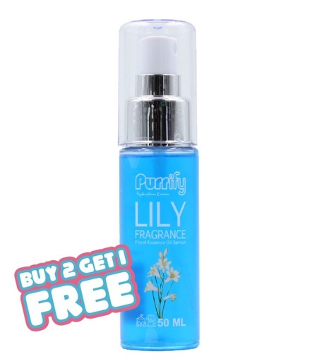 [635934608871] Purrify  Floral Essence Oil Spray Lily Fragrance 50Ml