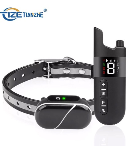 [635934611369] Tech No Training Collar Pet TZ-913 Up to 8-50kgs Rechargable Black with Remote