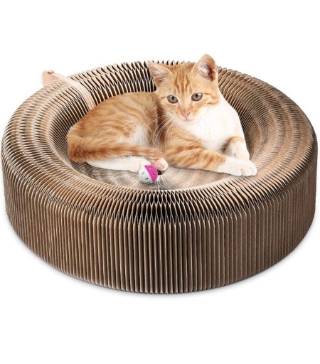 [635934610461] Pets.Love.Earth Organ folding corrugated cat Scratch Board