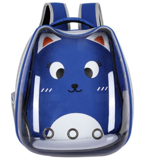 [635934611079] Pets.Love.Earth Pet backpack Transparent and Blue