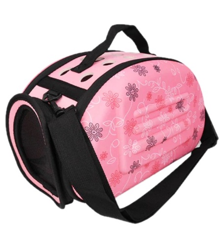 [635934610881] Pets.Love.Earth Pet backpack  Small Grey/Pink