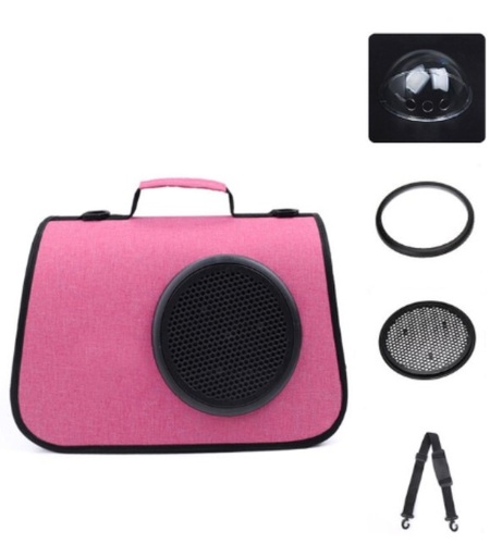 [635934610997] Pets.Love.Earth Pet backpack Pink/Grey/Blue