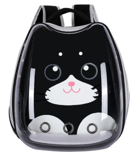 [635934611031] Pets.Love.Earth Pet backpack  Transparent and Black