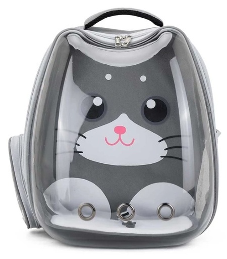 [635934611017] Pets.Love.Earth Pet backpack  Transparent and Silver