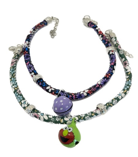 [635934611185] Yabeibi Flower cat collar