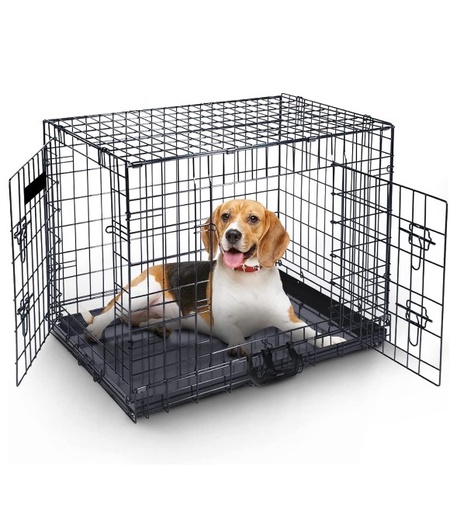 [7467227235609] Almacenes Tiburon Dog Cage 36X22.4X25Inch