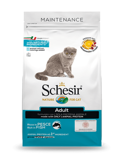 [8005852760531] Schesir Dry Line Rich in Fish For Adult Cats 1.5kg