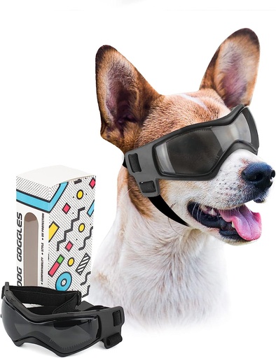 [CW175] Foldable Pet Dog Protection Goggles Black